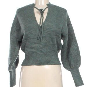 ZARA *NWT* Women's Green Sweater